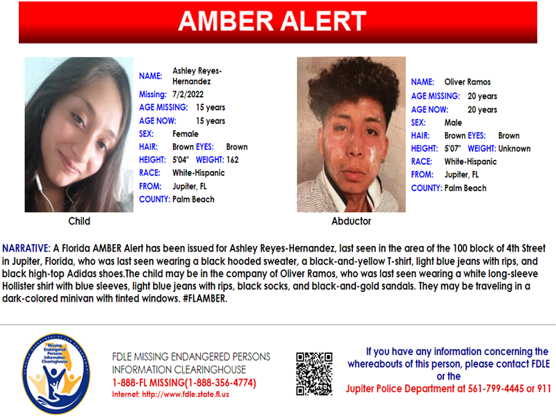 FDLE on Twitter "UPDATE PLEASE SHARE! A Florida AMBER Alert has been