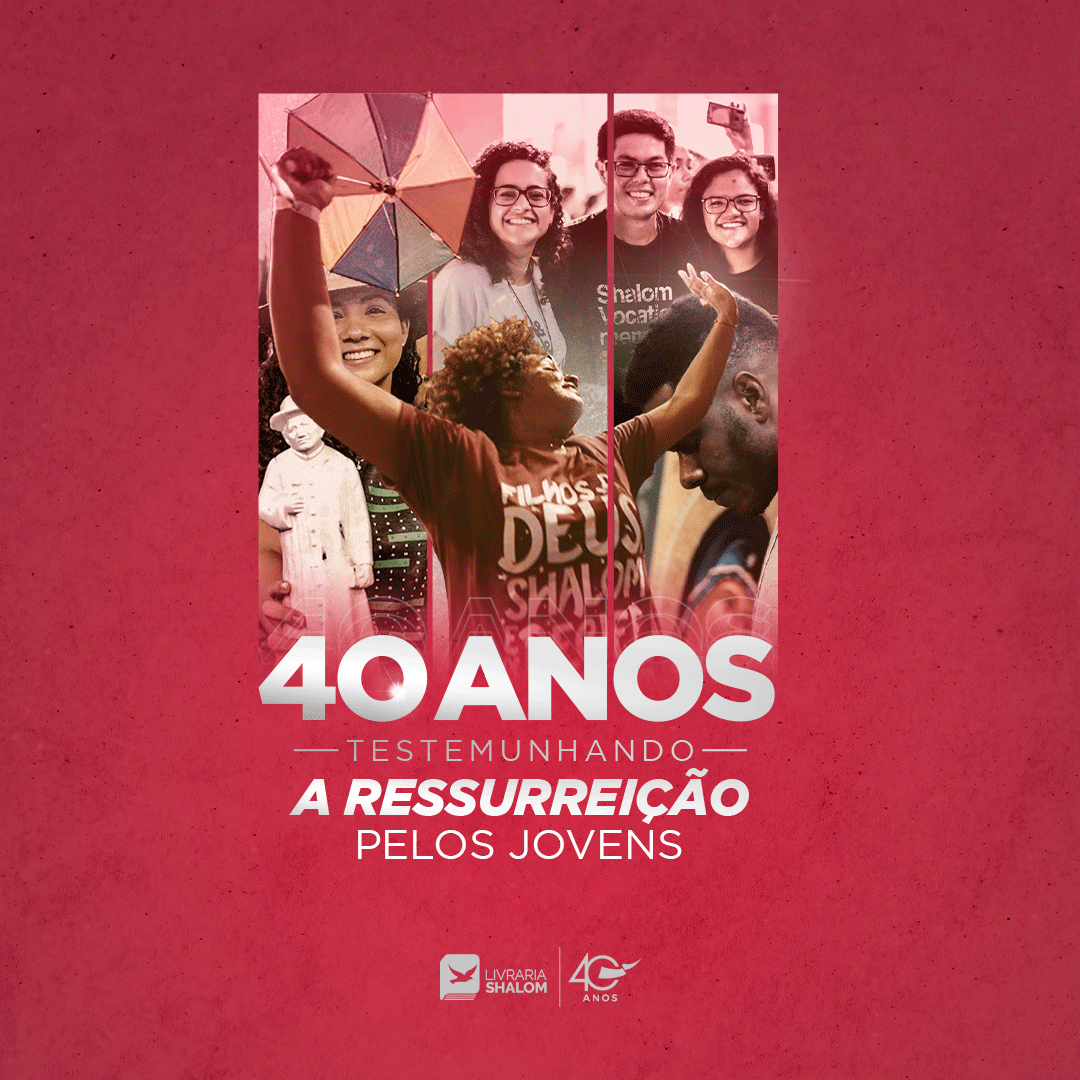 edicoesshalom's tweet photo. 40 anos testemunhando a Ressurreição pelos JOVENS! ❤

#Shalom40Anos #LivrariaShalom https://t.co/ouf2tw8giE
