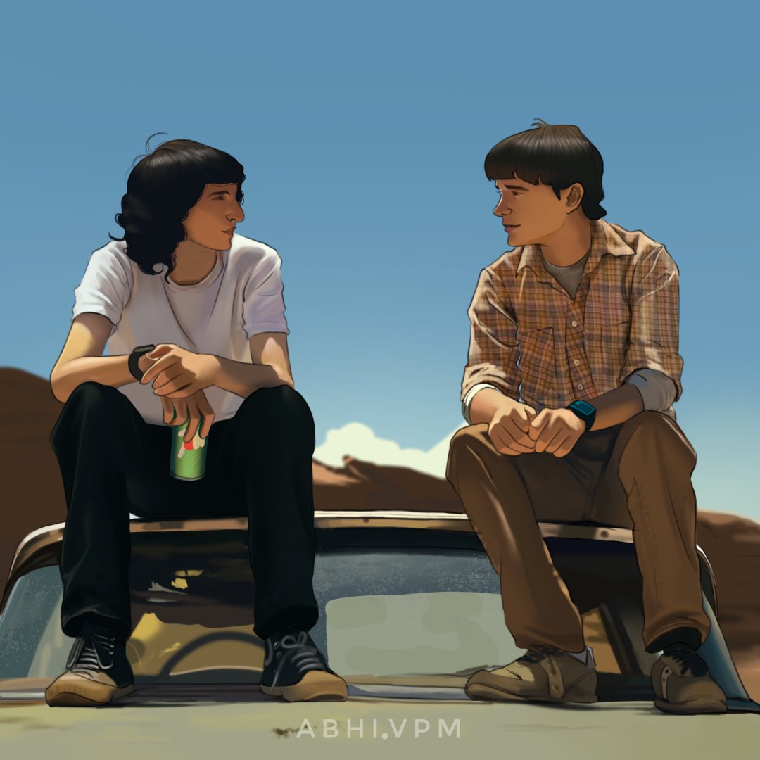 AbhiVpm's tweet photo. To say how you really feel, Especially to people you care about the most..
.
.
#strangerthings #strangerthings4 #milliebobbybrown #finnwolfhard #noahschnapp #eleven #netflix #sadiesink #strangerthingsedit #calebmclaughlin #mikewheeler #mileven #strangerthingsseason4 https://t.co/FuMFjgb8xK