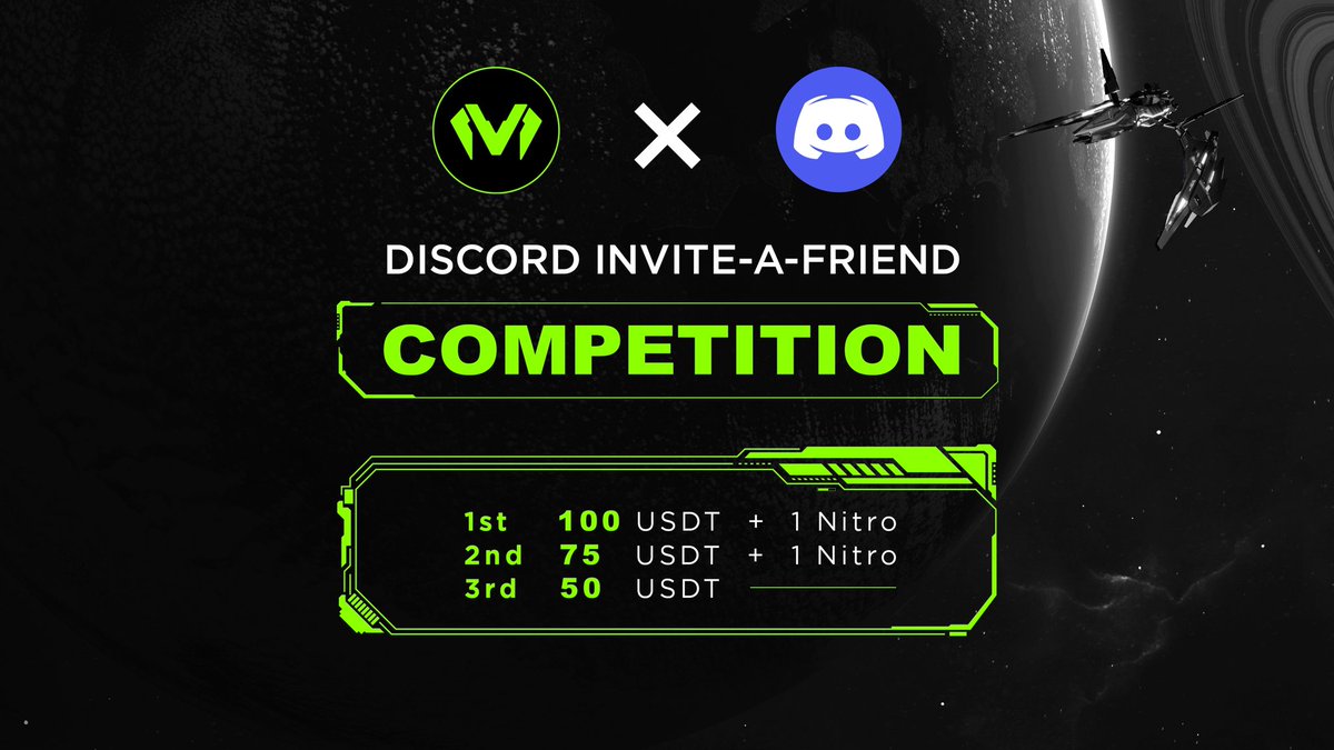 MelaxyGame's tweet photo. We are hosting an invite contest on our Discord; 

https://t.co/KKneZjWsiv

Check out our Discord announcement channel for more information 

Cash prizes and Discord Nitros are to be won by qualified members. LFG!!!🚀🚀

#P2E #NFTCommunity #NFT #Gamefi #Melaxy https://t.co/lHciMksnre