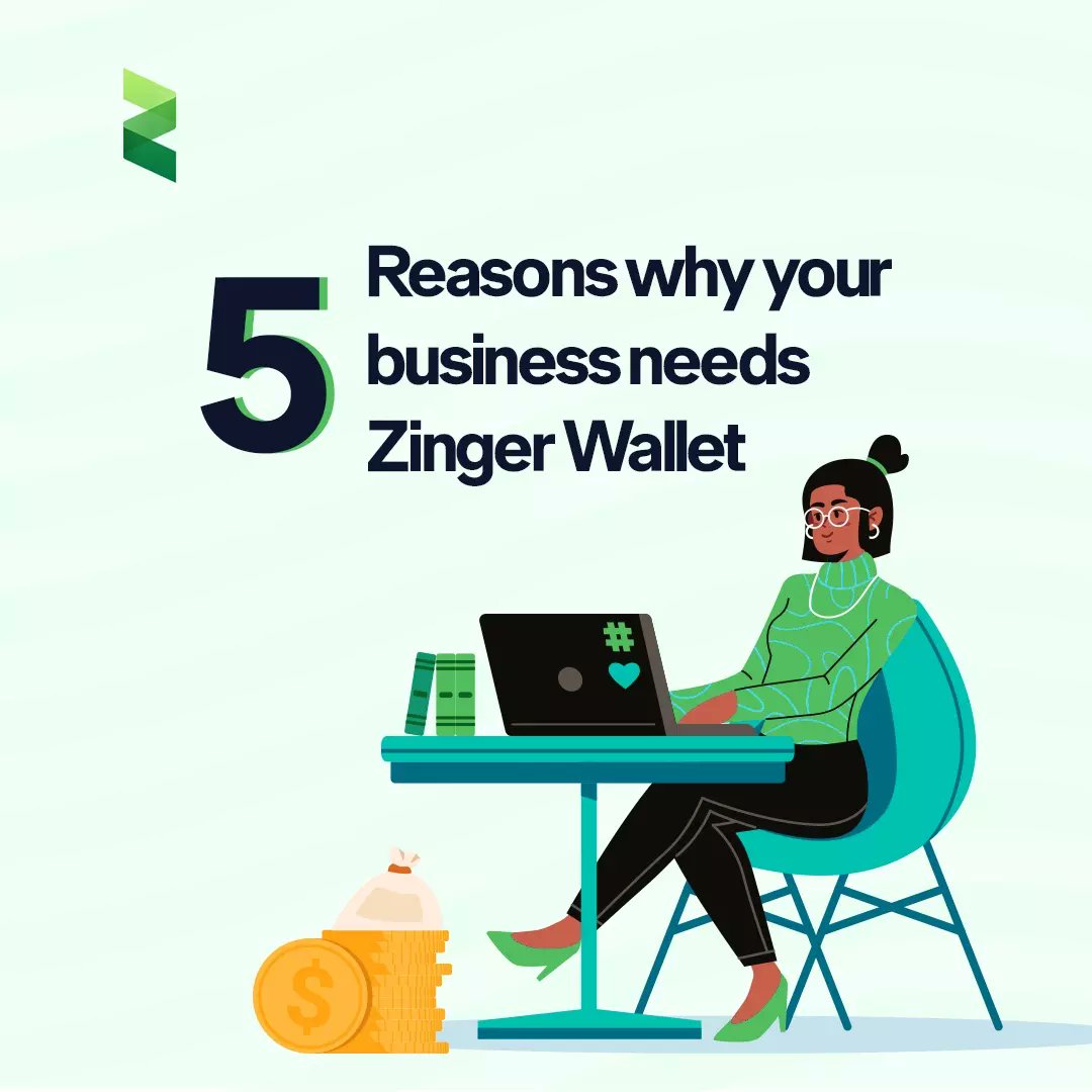 zingerwallet's tweet photo. 5 Reasons Your Business Needs Zinger Wallet Immediately

A Thread: https://t.co/l61iO1g7K8
