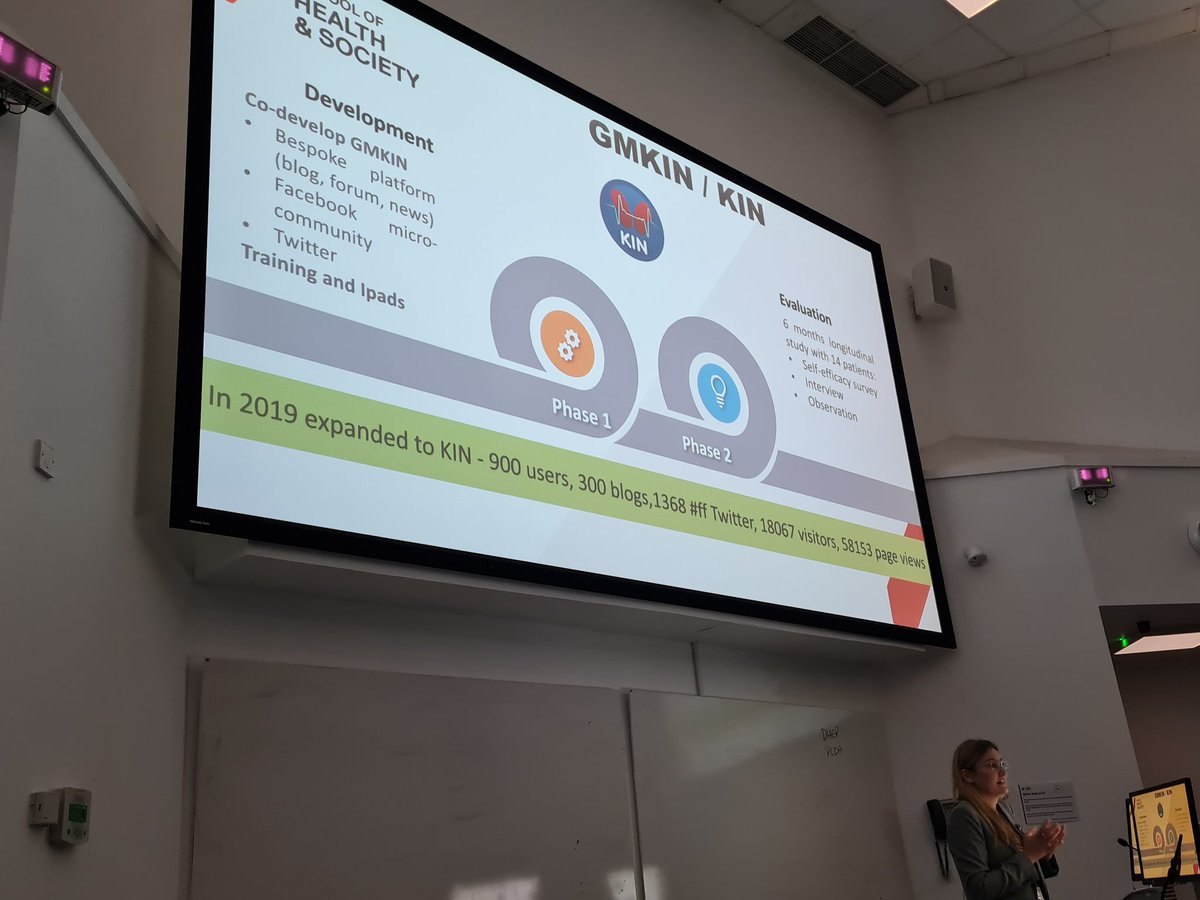 ChrisNester10's tweet photo. @cristinavas talking about use of social media platforms to support people with chronic kidney disease via Facebook communities...#futurefeet https://t.co/A1G8VRsgWK