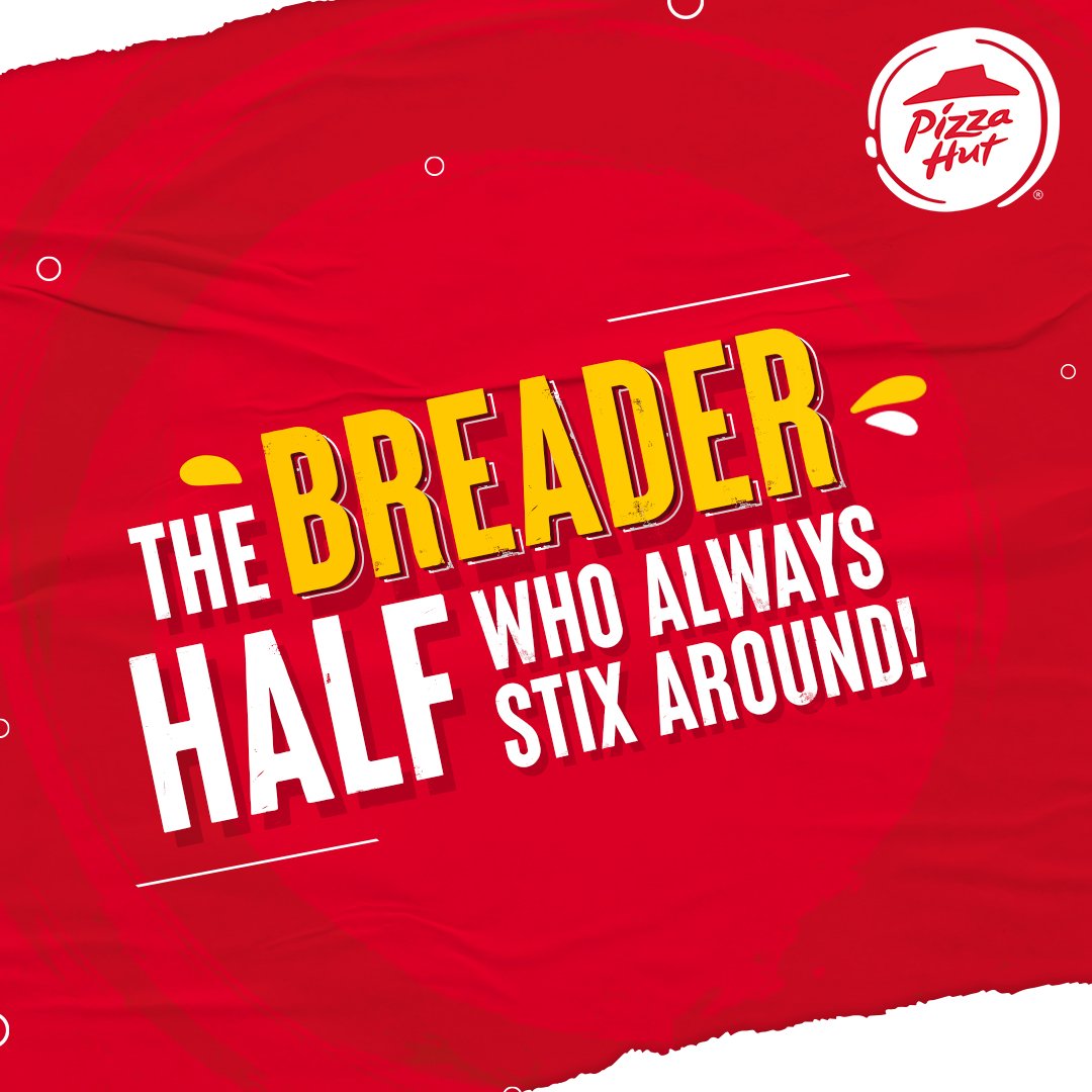 PizzaHutIN's tweet photo. Tag your Breader half and ask them for a treat! 😋
#HutLovers #Breadstix https://t.co/nj667yrEE1