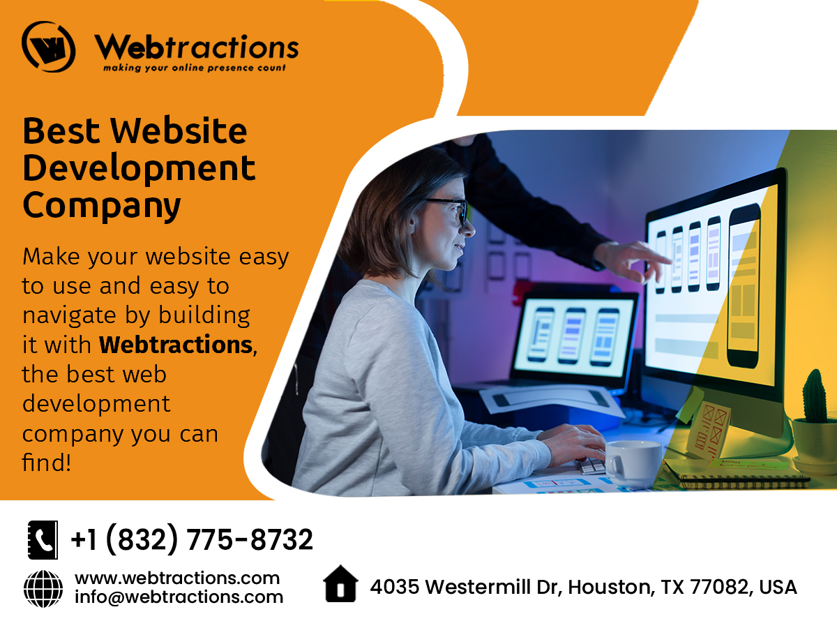 Webtractions1's tweet image. Make your website easy to use and easy to navigate by building it with Webtractions, the best web development company you can find!
#webdevolopment #webdevelopmentservices #webdesign #uidesign #uxdesign #uiux #uiuxdesign