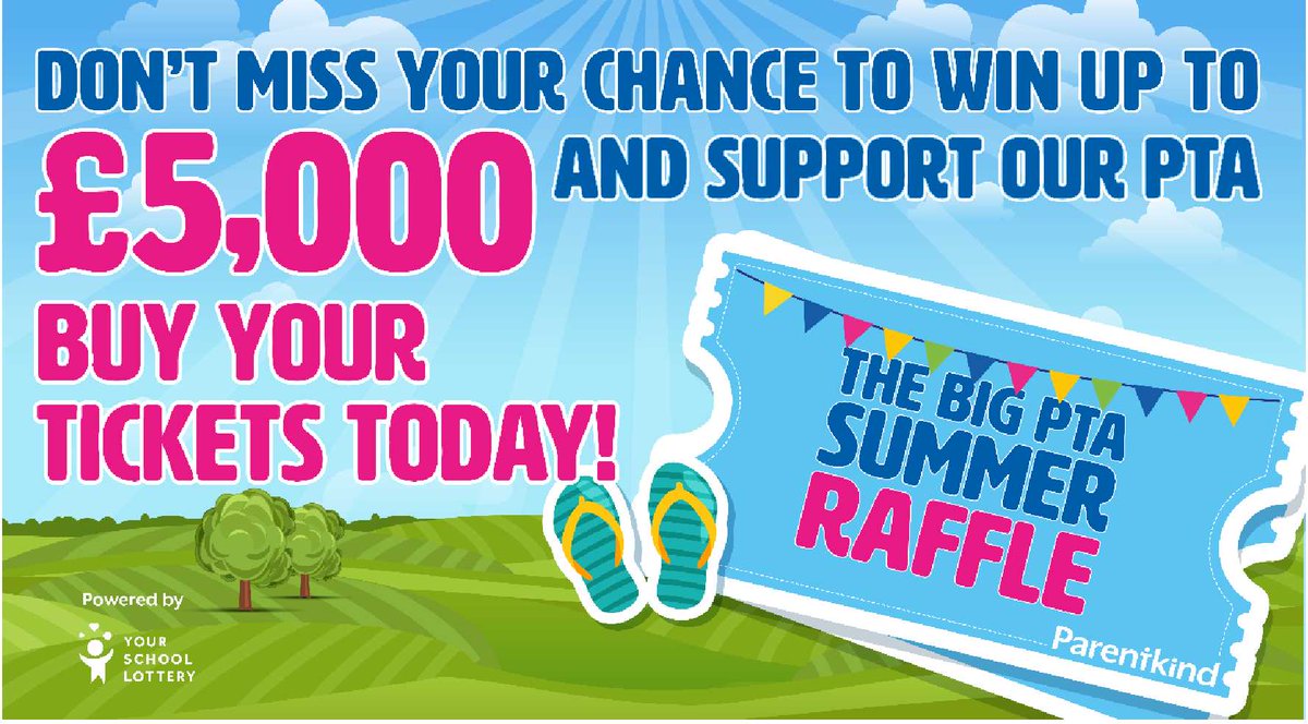 Don't forget to enter our summer raffle for your chance to win up to a huge £5,000!