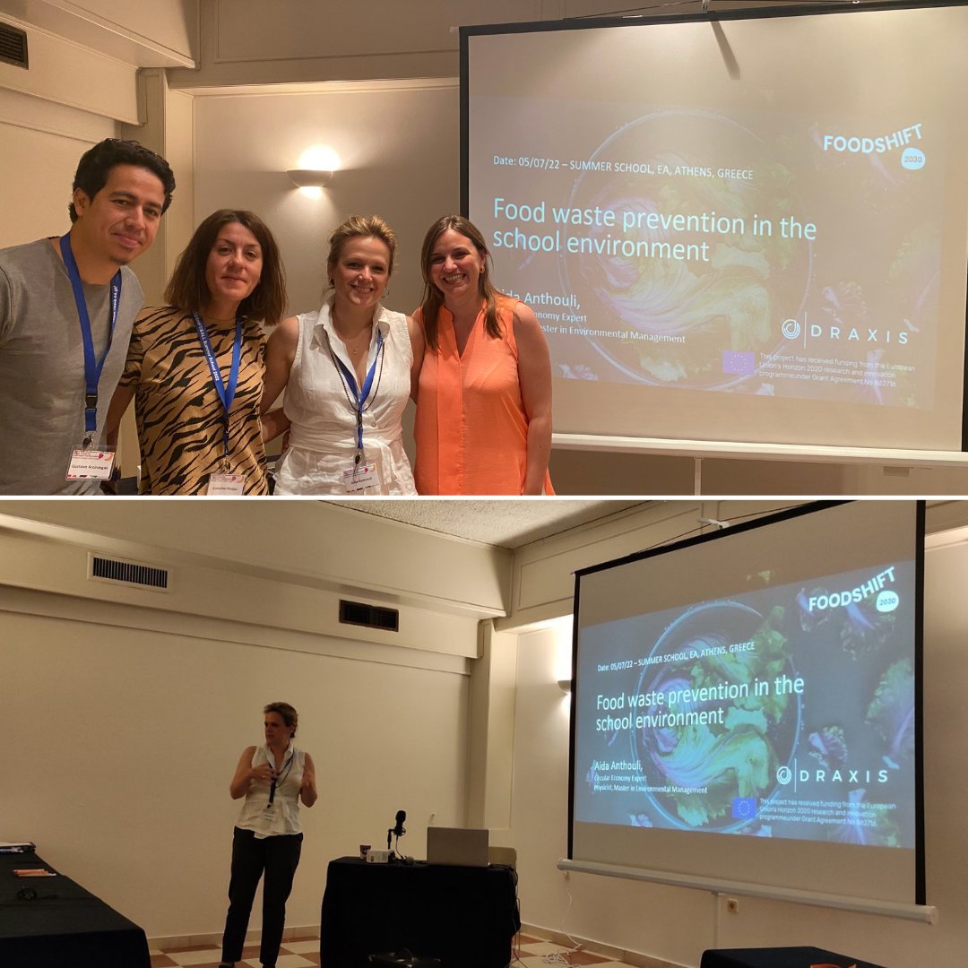 Draxis Environmental (@draxisenv) on Twitter photo DRAXIS took part in the <a href="/FoodSHIFT2030/">FoodSHIFT2030</a> Summer School 2022 "Schools as Sites for #Food #System #Transformation", organized by Ellinogermaniki Agogi, in Athens, Greece.
Read about the project: bit.ly/3yKYDNn
#circulareconomy #foodwaste #foodconsumption #sustainability DRAXIS took part in the <a href="/FoodSHIFT2030/">FoodSHIFT2030</a> Summer School 2022 "Schools as Sites for #Food #System #Transformation", organized by Ellinogermaniki Agogi, in Athens, Greece.
Read about the project: bit.ly/3yKYDNn
#circulareconomy #foodwaste #foodconsumption #sustainability