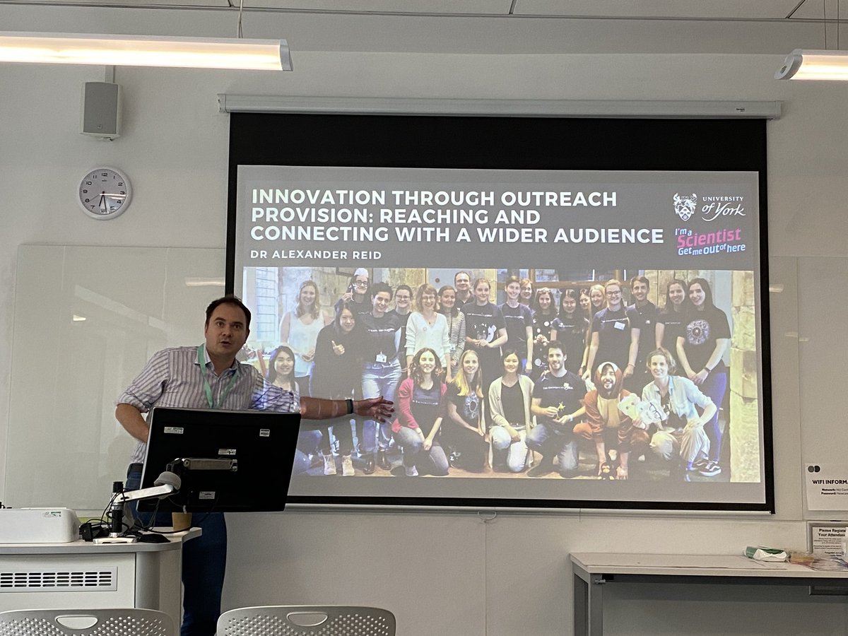 Alex Reid from <a href="/YorkPsychology/">York Psychology</a> on widening participation in STEM through outreach. #TLConf22