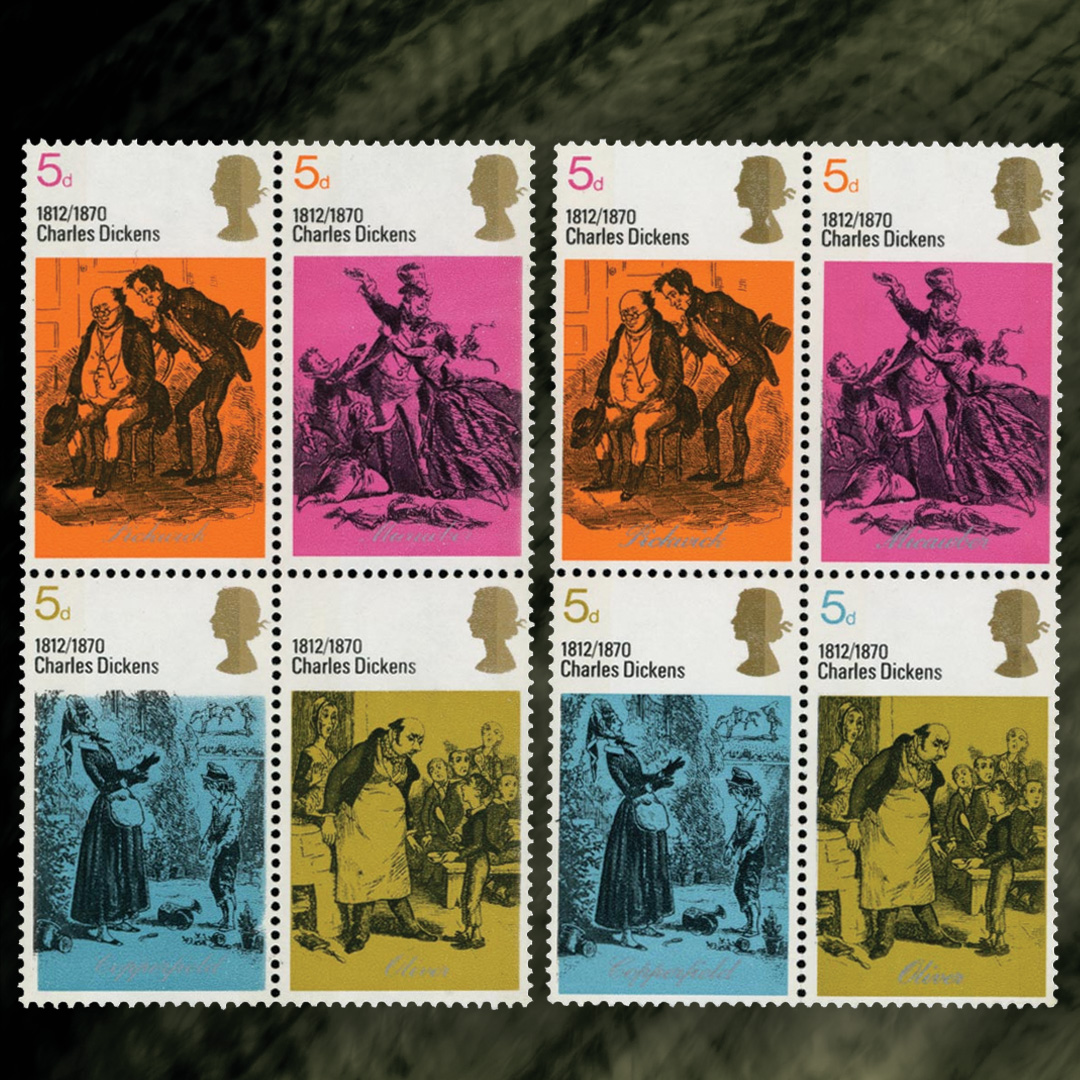 StanleyGibbons's tweet photo. Let's play a game of #SpotTheDifference ๐๐ต๏ธโโ๏ธ
Leave a magnifying glass emoji in the replies when you spot the error, so we don't spoil the game for others! ๐
#Philately #StampError #CharlesDickens https://t.co/3g3HMxWGPH