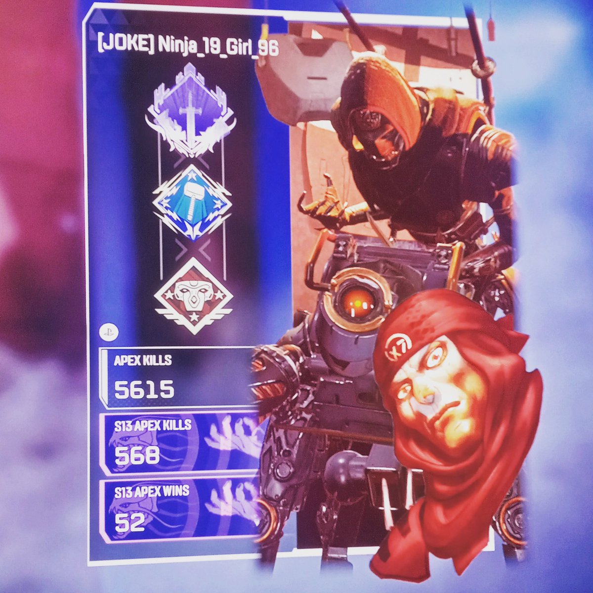 My current revenant stats I am slowly climbing I don't have a goal he is just super fun to play if anyone wants to play with me this is my twitch link twitch.tv/ninja_19_girl_9 #gamergirl #twitchstreaming #ApexLegends #Revenant