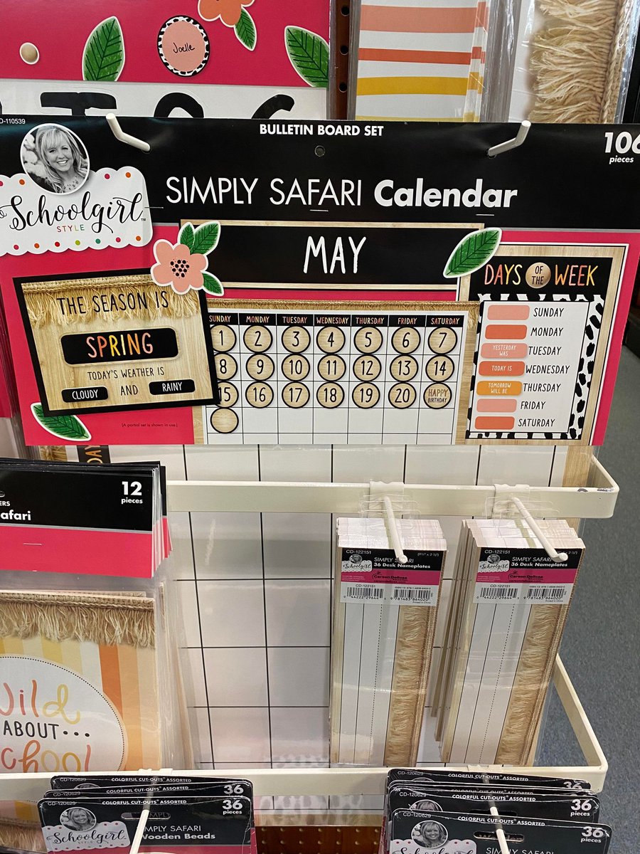 Back to School is on the HORIZON 🌅 !! Our theme this year is called Simply Safari. 🌸 Its pastel colors and friendly animal faces will brighten anyone's day up. We are WILD about school!!
Order online or visit your local store to see it in person:
theknowledgetree.com/simply-safari-…