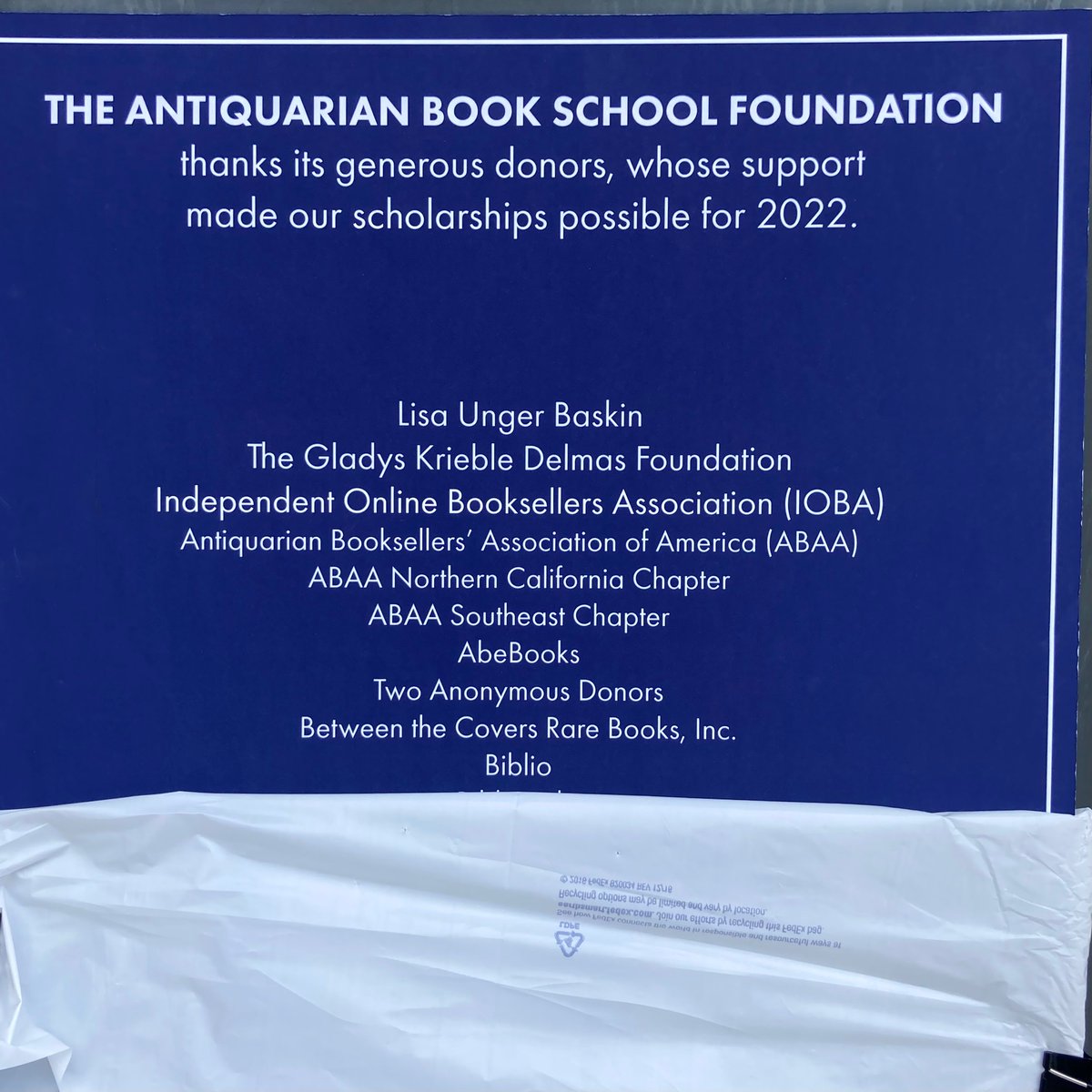 Our scholarship countdown in the week before CABS-Minnesota continues, with a shout-out today to <a href="/Biblio_com/">Biblio: Used & Rare Books Marketplace</a> — funding both a scholarship and literacy education all in one fell swoop!

bookseminars.com/scholarships.p…

We thank them for their continued support.