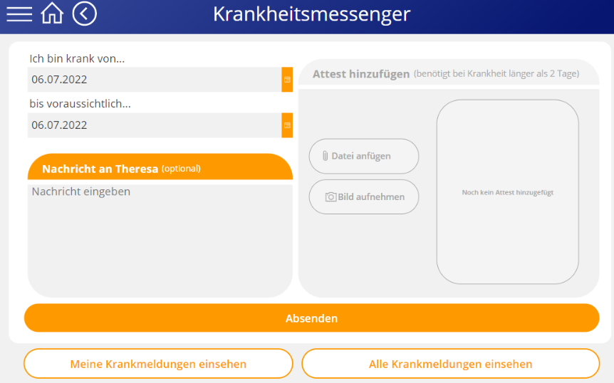 Johanna is my new student who wanted to learn #PowerApps 
This is her first App! Just a small form to tell our team assistants that you were sick and upload the doctors notification, plus a flow to send a notification to the assistants. Overall pretty solid work! 👍👍👍