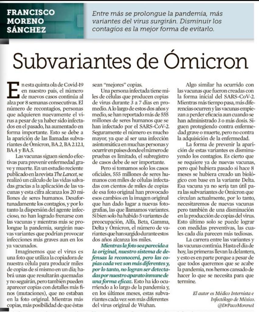 Dr Francisco Moreno Sánchez tweet media