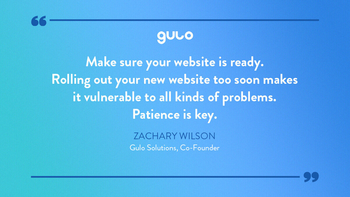 ⭐ Today's reminder: Don't rush your new website. Measure twice, cut once.  
Here's our pre-launch checklist: bit.ly/3PF1ZaU #WebsiteRedesign #SEOTips