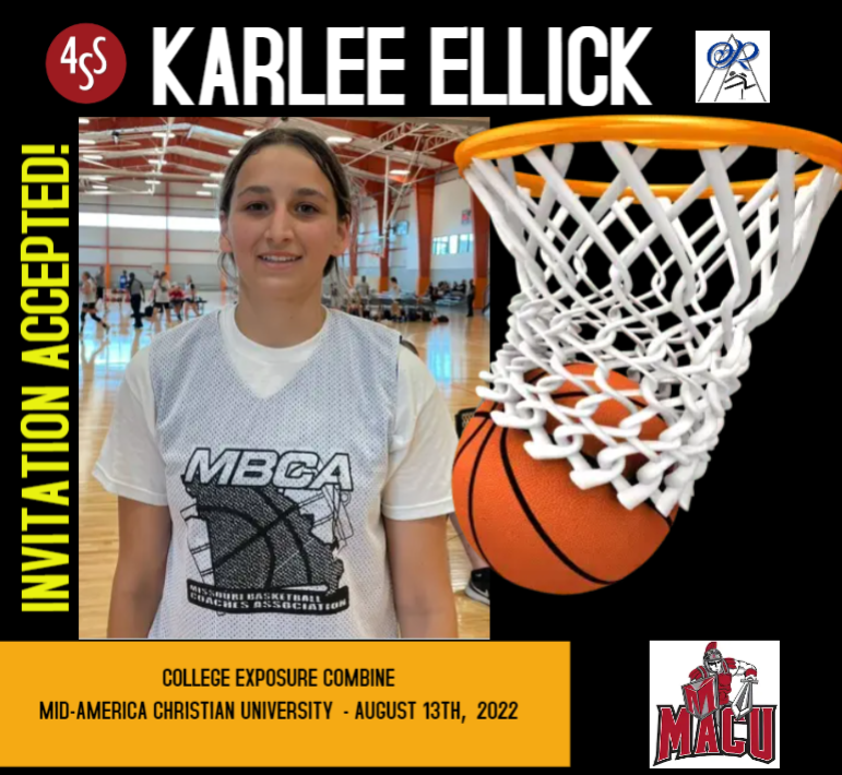 We are super excited to announce that one of the best Centers in the state of Missouri, <a href="/karlee_ellick/">Karlee Ellick</a>, a '23 Center from <a href="/NeoshoGBB/">Neosho HS Girls 🏀</a> has accepted our invitation to compete in the Exposure Combine at <a href="/MACU_WBB/">MACU Women’s Basketball</a>  on 8/13! <a href="/DULadyPanthers/">Drury Lady Panthers</a> <a href="/TheNeoshoWay/">Neosho Women's Basketball</a> <a href="/SchreinerWBK/">Schreiner Women's Basketball</a> <a href="/SCWarriorWBB/">Sterling College Women’s Basketball</a>