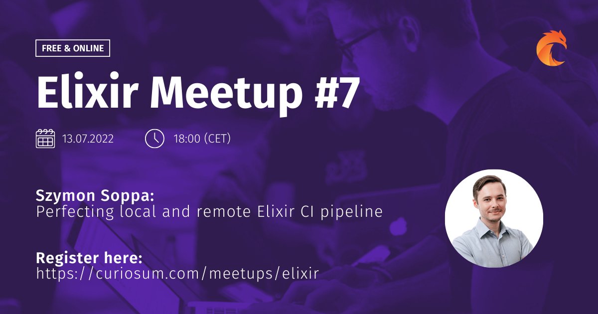curiosum_dev's tweet image. The cost of developer time is too expensive‼️
You don’t want to waste it‼️☝️
How can you achieve this? Learn more on July 13 at our NEXT ELIXIR MEETUP! 👨💻✅
Register here: curiosum.com/sl/o4w2zgp4
#CI #projectmanagement #elixirdevelopment #CIpipeline #elixirmeetup #myelixirstatus