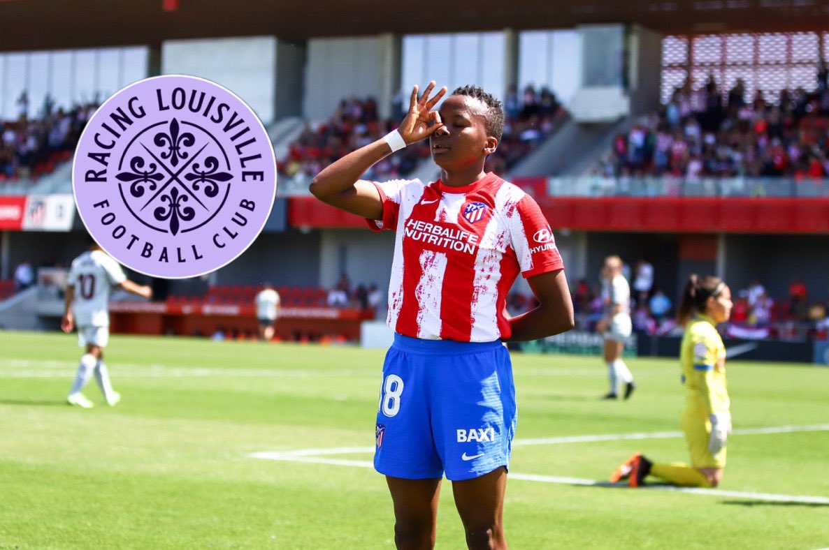 Racing signs Kgatlana on transfer from Atlético Madrid - Racing Louisville  FC