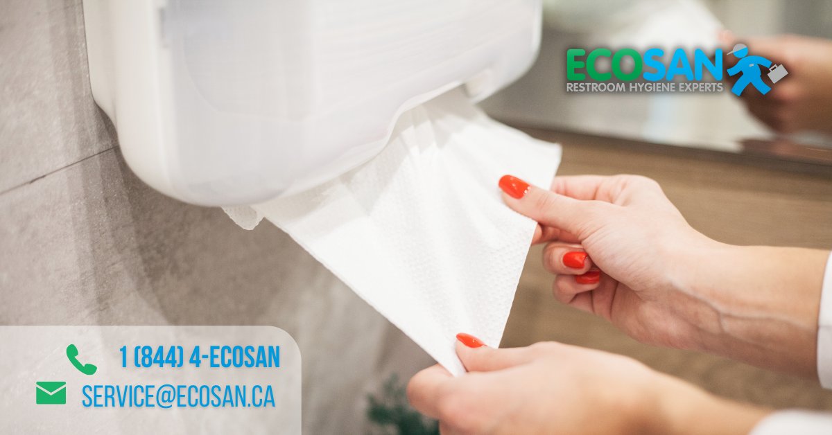 When you invest in restroom paper products from ECOSAN Hygiene, you're guaranteed to maintain a cleaner, safer facility for your customers while saving money. Call today for more information! ecosan.ca/paper-and-soap…