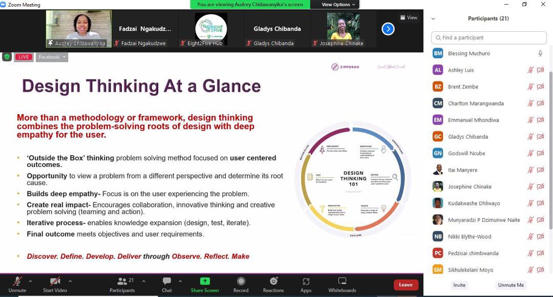 Design thinking is about empathising with the end users of our products and services. Find out more by joining the Startup Meetup with @audreysimbiso us06web.zoom.us/meeting/regist… #meetup #business #innovation #designthinking #zoom #JoinUs