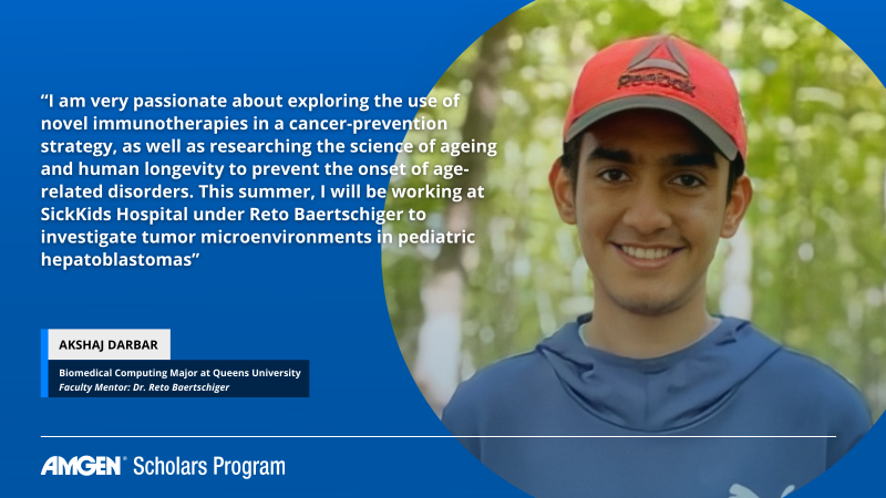 AmgenCanadaGM's tweet photo. Welcome #AmgenScholars of 2022!

This summer, our Scholars will be conducting research, analyzing data, networking with other undergraduates and developing working relationships with faculty mentors and other research staff.

@AmgenFoundation @UofT https://t.co/zV00RC6wYc