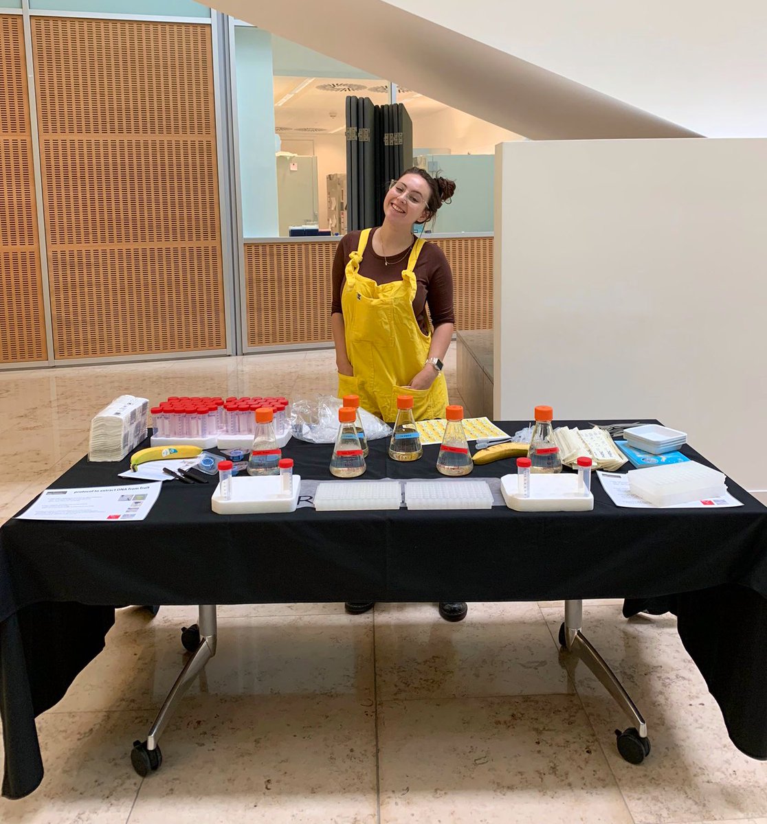 dr anna (@drannabelmay) on Twitter photo Had an incredible morning teaching the students of @Trumpington_Edu how to isolate banana DNA for the flipped science fair <a href="/LMBPhDSymposium/">LMB-IP Graduate Life Sciences Symposium</a> 🍌🧬 Always dress to match the experiments you do! Had an incredible morning teaching the students of @Trumpington_Edu how to isolate banana DNA for the flipped science fair <a href="/LMBPhDSymposium/">LMB-IP Graduate Life Sciences Symposium</a> 🍌🧬 Always dress to match the experiments you do!