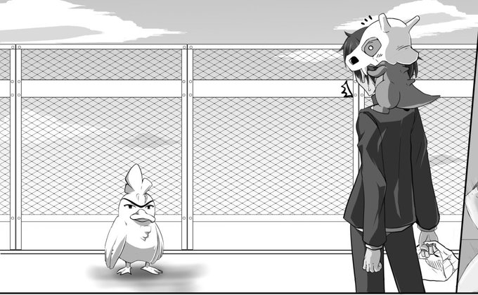 きまグレな日常_(:3」z)_
屋上についたら先客がいた……なんだコイツは。 