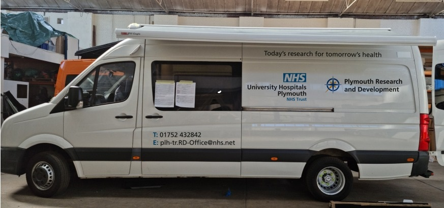 RDInUHP's tweet photo. Exciting prelaunch event with local GPs today to see our new Mobile Research Van to take research out into the community! #UHPMRU @NIHRSW @UHP_NHS https://t.co/wJoviQzm76