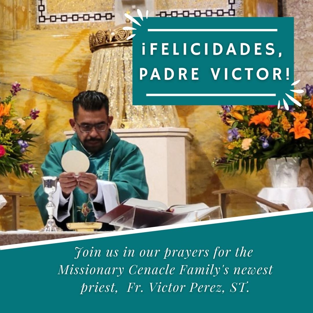 This Saturday, newly ordained priest, Fr. Victor Perez, ST, celebrated mass for our sisters at our Philadelphia Motherhouse. Please join us in our prayers for his priesthood and mission. 
#msbt #vocations #missionarycenaclefamily