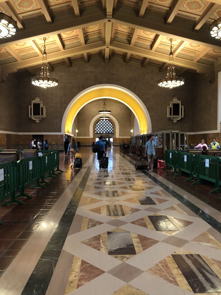 Good morning from Los Angeles Union Station!
