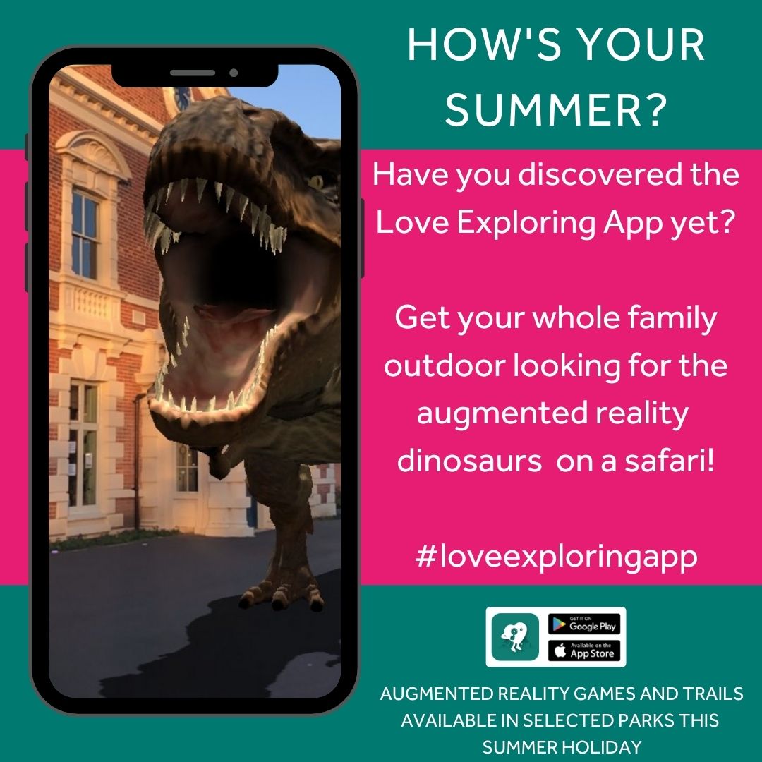 HerefordTIC's tweet photo. How good is your dinosaur knowledge? Our Dinosaur Safari in #Hereford will have you tracking down dino's and answering questions about each one!
Just download the @LoveExploringHQ app for FREE and have a fun safari! More info: https://t.co/3j5uXa25q8 https://t.co/ZDUaBwCL2g