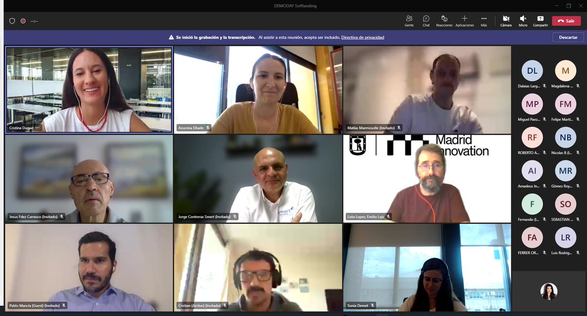 LaNaveMadrid's tweet photo. 🚀 Comenzamos el Demo Day #ComunidadLN: Softlanding Europa.
Os presentamos nuestras #startups de LATAM en fase de expansión que van a pitchear:
#AICTIVE @ArkangelAi @BeyGooApp #Databot @escappytravel #FeelsGood @HuellaEstructural #Innhealth #RedCiclach #Smert #TelesaludVMJ https://t.co/vpcvMEtPB9