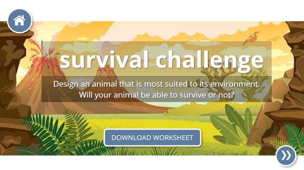 #Primary #students can engage in numerous activities within the #SESciJam22 #Science Lab. Try the 'Survival Challenge' which helps to develop an understanding of adaptation. Downloads available. Visit: bit.ly/3u7jl7g #STEMed #Parents #Teachers #HomeSchoolingUK #Discover