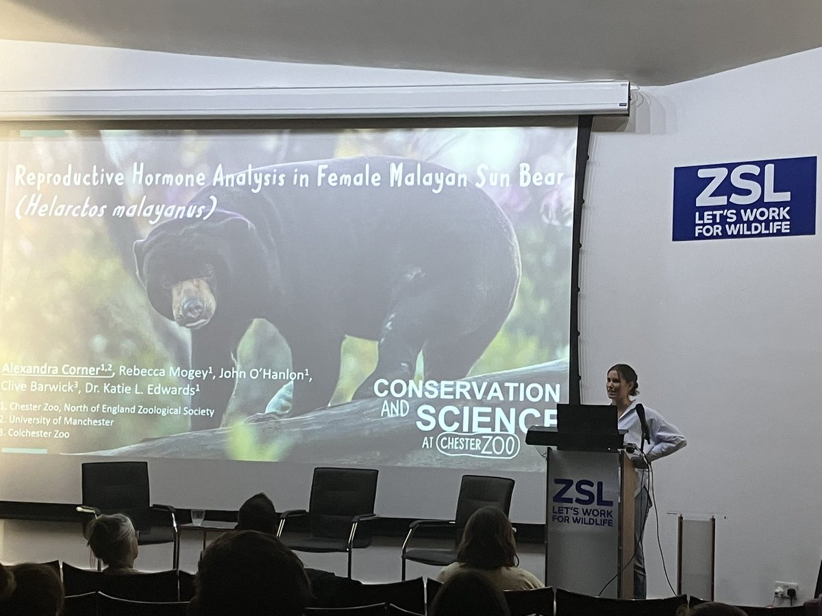Liz Webb (@elutris1) on Twitter photo Conservation Physiology Team well represented today with <a href="/John_O_Hanlon/">John O' Hanlon (he/him) 🔬🏳️🌈</a> and Alex Corner speaking about their reproductive research on sun bear and okapi <a href="/ScienceatCZ/">Chester Zoo Science</a> #biazaresearch #zooscience Conservation Physiology Team well represented today with <a href="/John_O_Hanlon/">John O' Hanlon (he/him) 🔬🏳️🌈</a> and Alex Corner speaking about their reproductive research on sun bear and okapi <a href="/ScienceatCZ/">Chester Zoo Science</a> #biazaresearch #zooscience