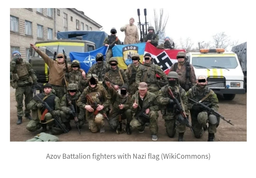 CoachNickMoney's tweet photo. US sent Ukraine $53 Bill. Putin is a dic. Yes. But u c the flag of the so called freedom fighters in dunbas? Yes it is a Nazi flag. They recently rebranded to hide their neo-nazism. Ukraine is losing. #dickbiden gets $ through #dickhunter. Our economy is being ruined for what? https://t.co/KMzChOQw7W