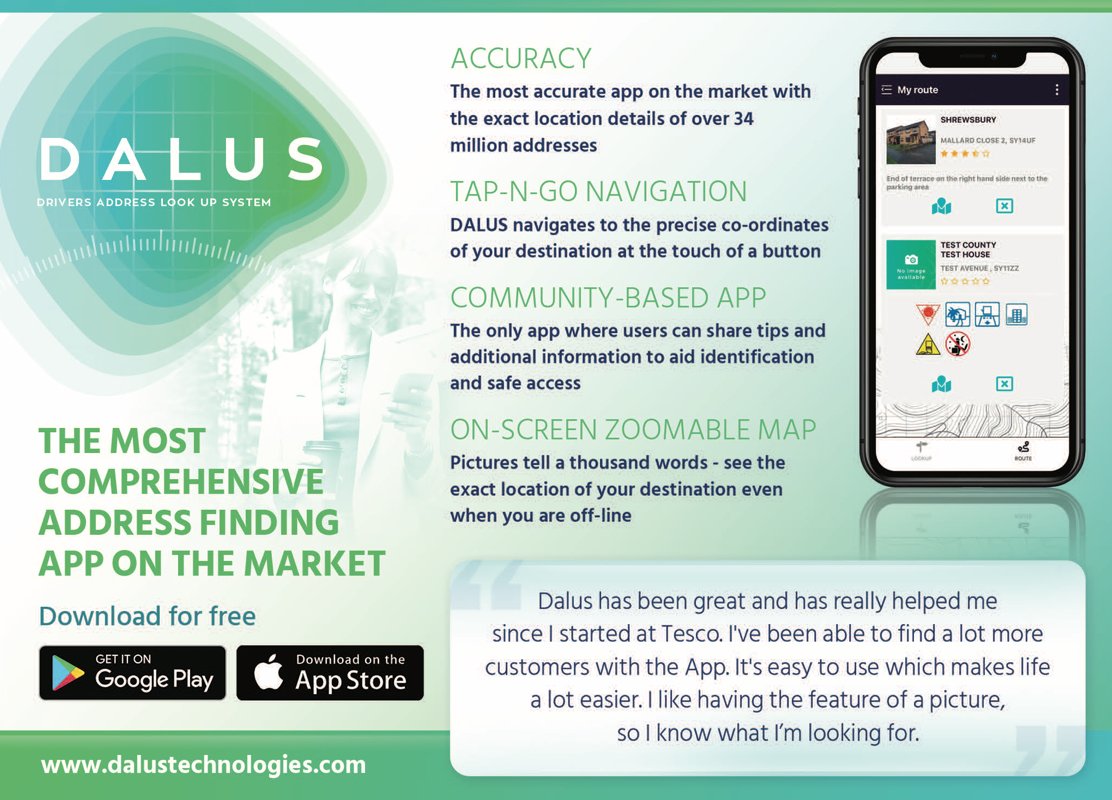 DALUSApp's tweet image. We've created the most comprehensive address-finding app on the market! Whether you're a courier, delivery driver, emergency key worker, charity worker, health worker, busy business person, parent, or general road pootler..try it&amp;amp;see what you think? 
#app #courier #deliverydriver