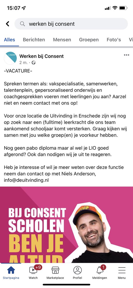 Vacature obs De Uitvinding