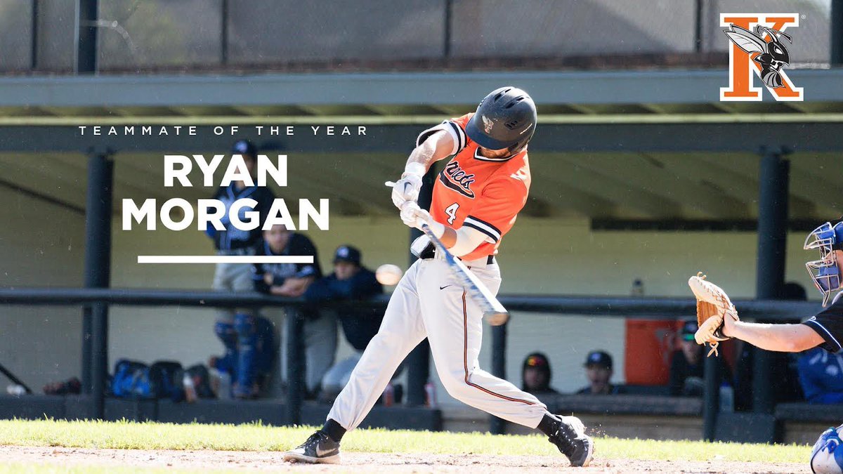 Despite being sidelined by injury for his senior season, Ryan Morgan found a way to contribute to this team’s success on and off the field, and for that reason, he has been named Kalamazoo College Baseball’s Teammate of The Year!🐝⚾️🏆
#d3baseball
