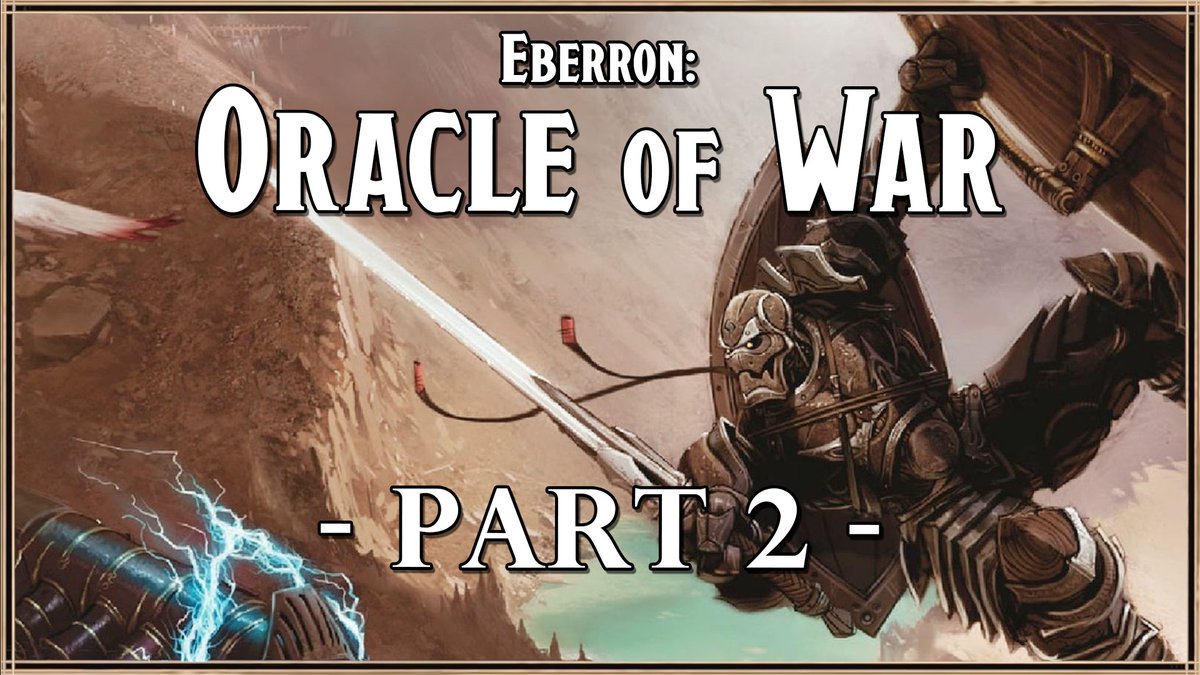 New D&amp;D episode!

"Eberron: Oracle of War Part 2"

In this session... the shopping is also part of the dungeon crawl.

<a href="/duswatts/">Dustin Watts</a> <a href="/th1rt3en_TM/">FedoraMark 🛰️👻 my breakfast bars!</a> <a href="/SuperBunnyBun/">SuperBunnyBun</a> <a href="/Doukiba_/">Doukiba moved 2 BlueSky</a> <a href="/chrislboe/">Christopher Boe</a>

Podcast: anchor.fm/lfrogdnd/episo…

YouTube:  youtu.be/g0unjE6YKBI