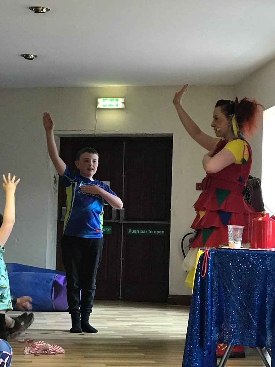 MagheraLink's tweet photo. We have had a great day at our summer scheme with @FizzWizzPop magic show and our kids loved every minute 🥳👬👫😁 look at their happy faces 🥰 https://t.co/0xzyTTP8v2