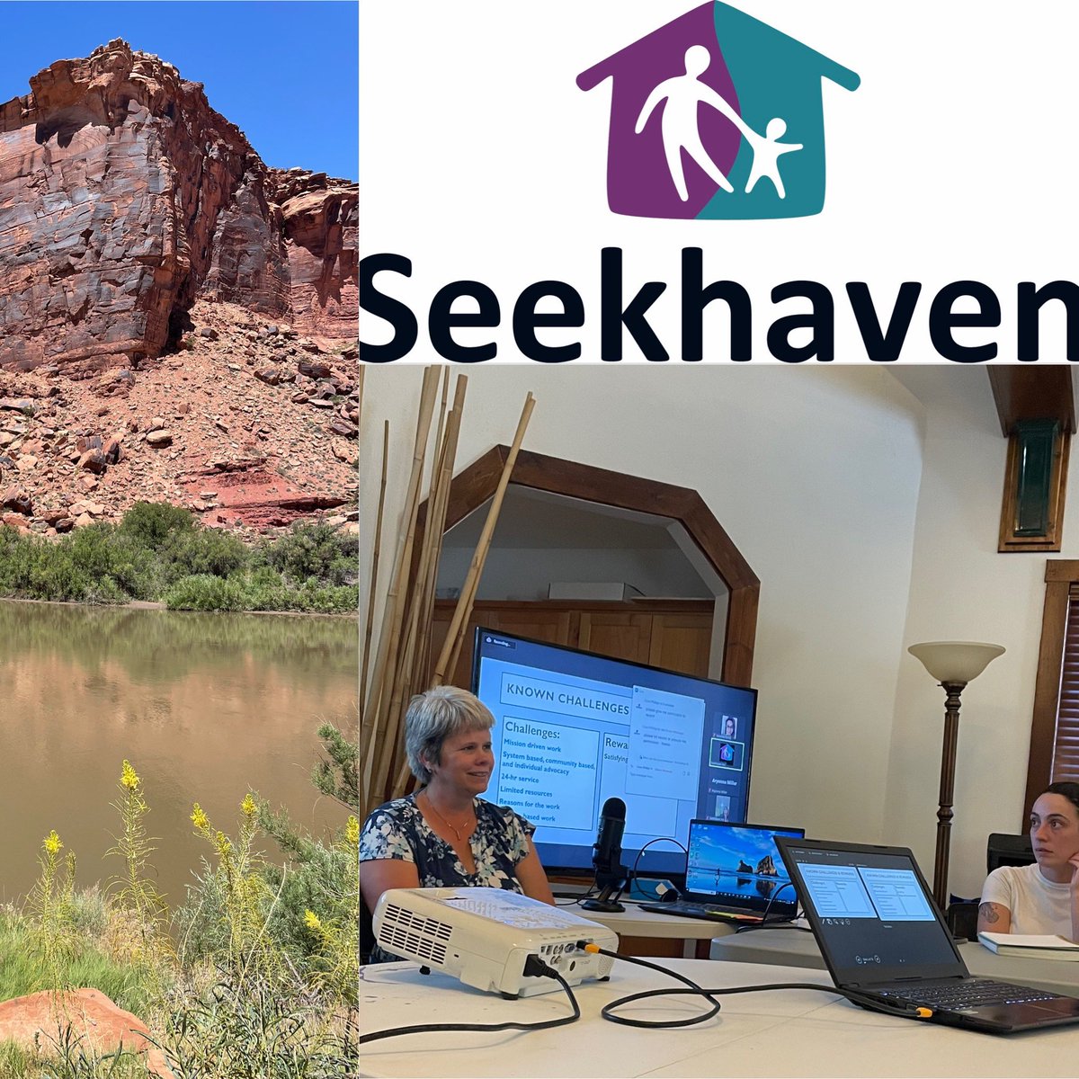 boardman_train's tweet image. A few weeks ago Leah Lutz and I did a staff retreat and communication training for Seekhaven in Moab, Utah. What an amazing group! #notalleged