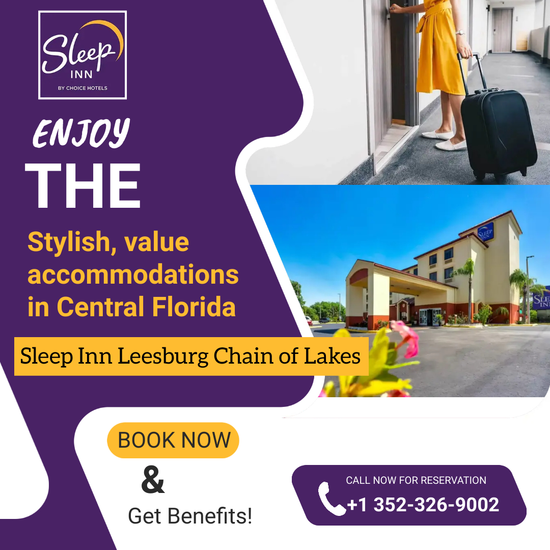 leesburgflhotel's tweet photo. Discover the way of #adventure with us!😊✔️
Explore Leesburg, FL and have a great time with us while you enjoy your adventure at Sleep Inn Leesburg Chain of Lakes!
Special feel with friends and #family!👌
Book Today! - (352) 326-9002📱
#sleepinn #Leesburg #choice #stay #Travel https://t.co/EEFqvHurxi