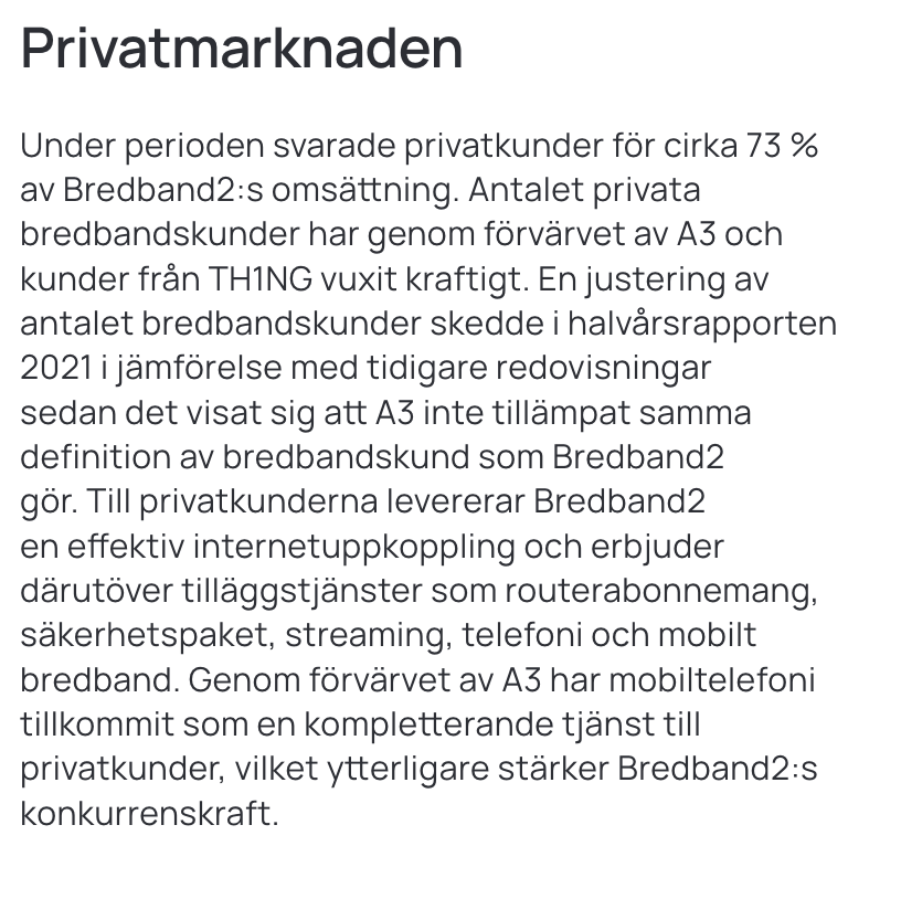 don_crisse's tweet photo. 1x Sitter och läser på om #BRE2. Dras till de pålitliga kassaflödena. Ser stabila finanser och en fin historik. Hur mycket covid-boost de har är en viktig fråga, men den jag slås med är huruvida det är + eller - att privatkunder står för 73 % av omsättningen. https://t.co/esKL4gPYSu