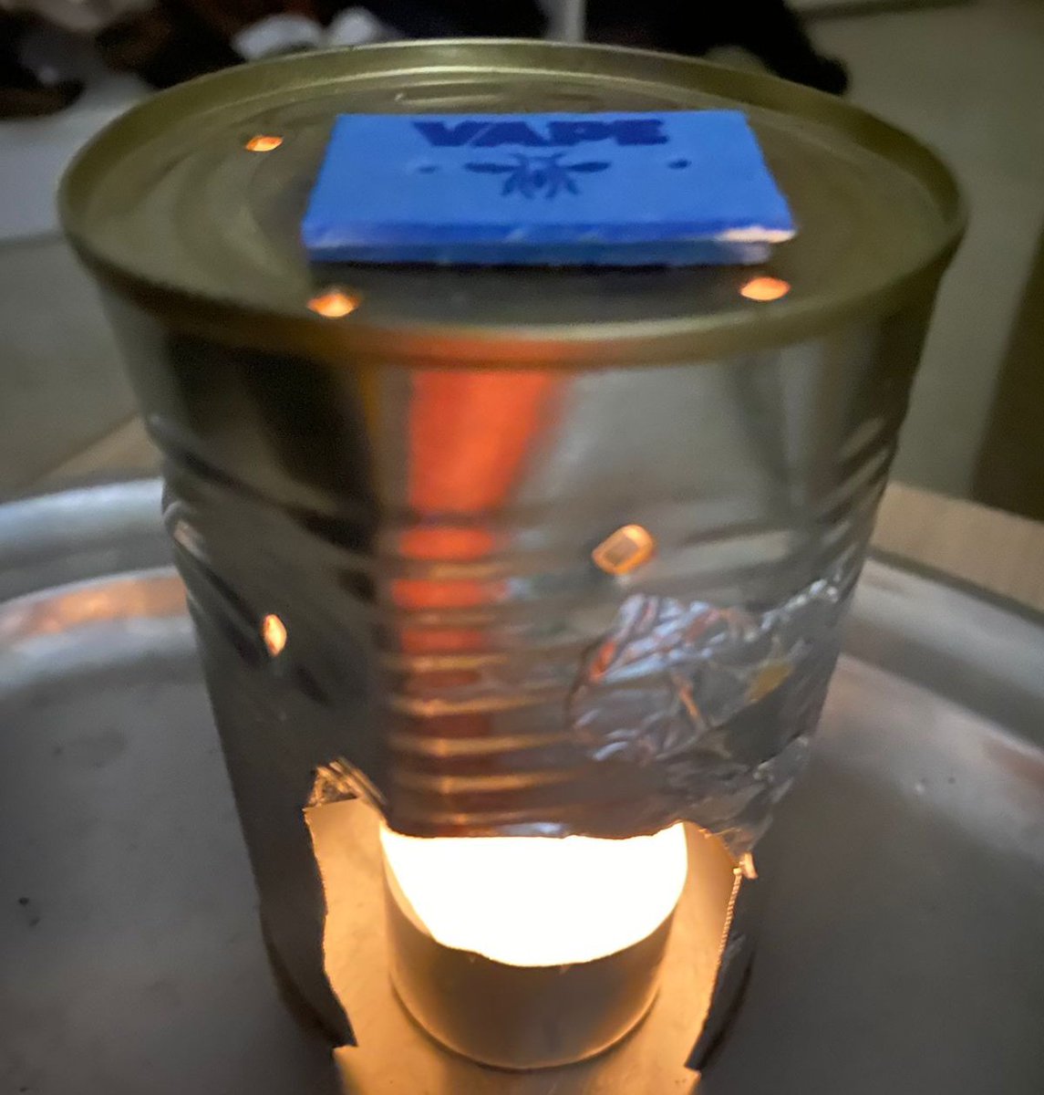 Dad's greatest invention to survive the No-electricity nights in Lebanon😅