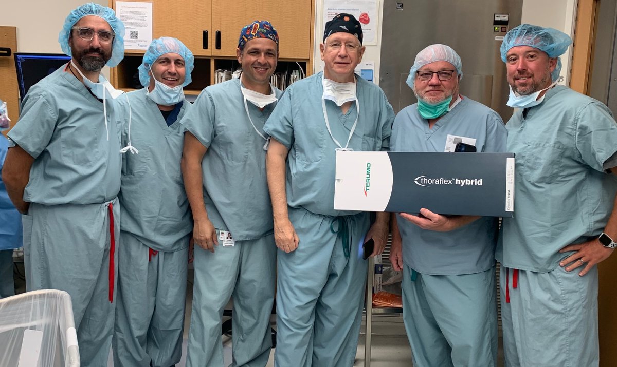Please join us in congratulating Joseph Coselli, MD, Vicente Orozco-Sevilla, MD and the team at Baylor College of Medicine, Houston, Texas, US on the successful first implant of the Thoraflex Hybrid device in the United States. 

<a href="/JCoselli_MD/">Joseph Coselli, MD</a>  <a href="/vicenteorozco2/">vicente orozco</a>