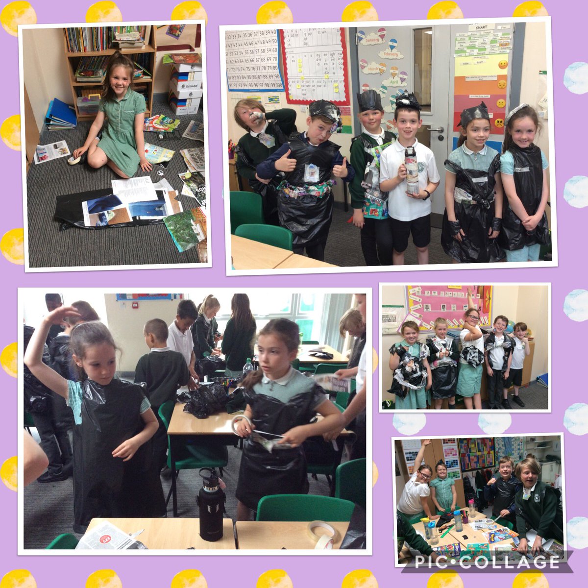 This afternoon 3H have been designing and creating their own recyclable fashion for our ‘day to create’ <a href="/DovedalePrimary/">Dovedale Primary Sch</a>