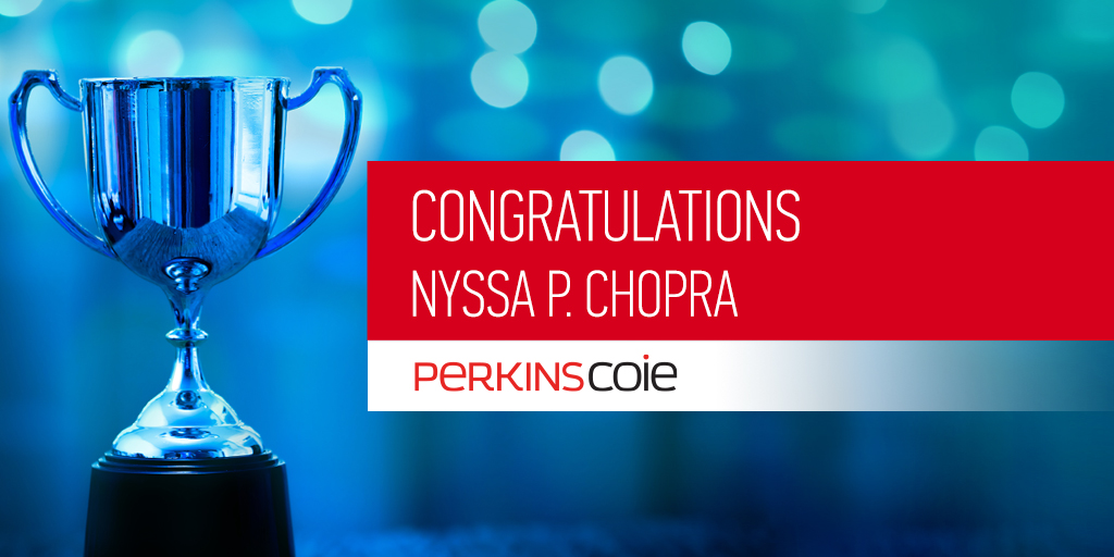 Congratulations to Technology Transactions &amp; Privacy Associate <a href="/nyssapchopra/">Nyssa P. Chopra</a> on her selection as a 2022 @ABAEsq On the Rise – Top 40 Young Lawyer! 🏆 bit.ly/3bWI2xa