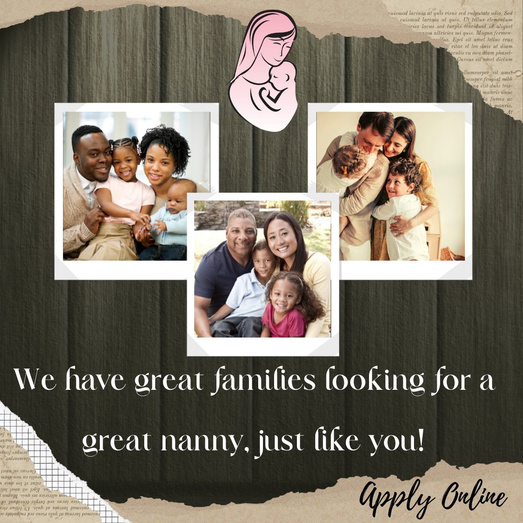 NanniesWhoCare's tweet photo. Are you a fantastic nanny looking for a long term position with a wonderful family? Connect with us!
#orlando #winterparkfl #windermere #drphillips #wintergarden #centralflorida #lakenona #nanny #drphillipscenter #childcare #downtownorlando #nannyservice #horizonwest #sanfordfl https://t.co/5dVET917Ts