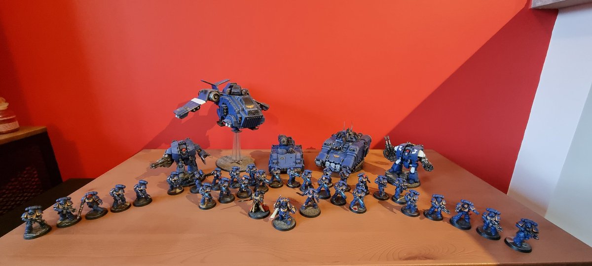 lukegarside2013's tweet photo. Now then, selling my Ultramarines.
£450 posted, Payment via PayPal 

Preferably want to sell as a whole but if there's enough individual interest I'll split it down

#paintingminiatures #paintingwarhammer #warhammer40k #spacemarines
#warmongers #ageofsigmar #WarhammerCommunity https://t.co/FsgmhUOKGa
