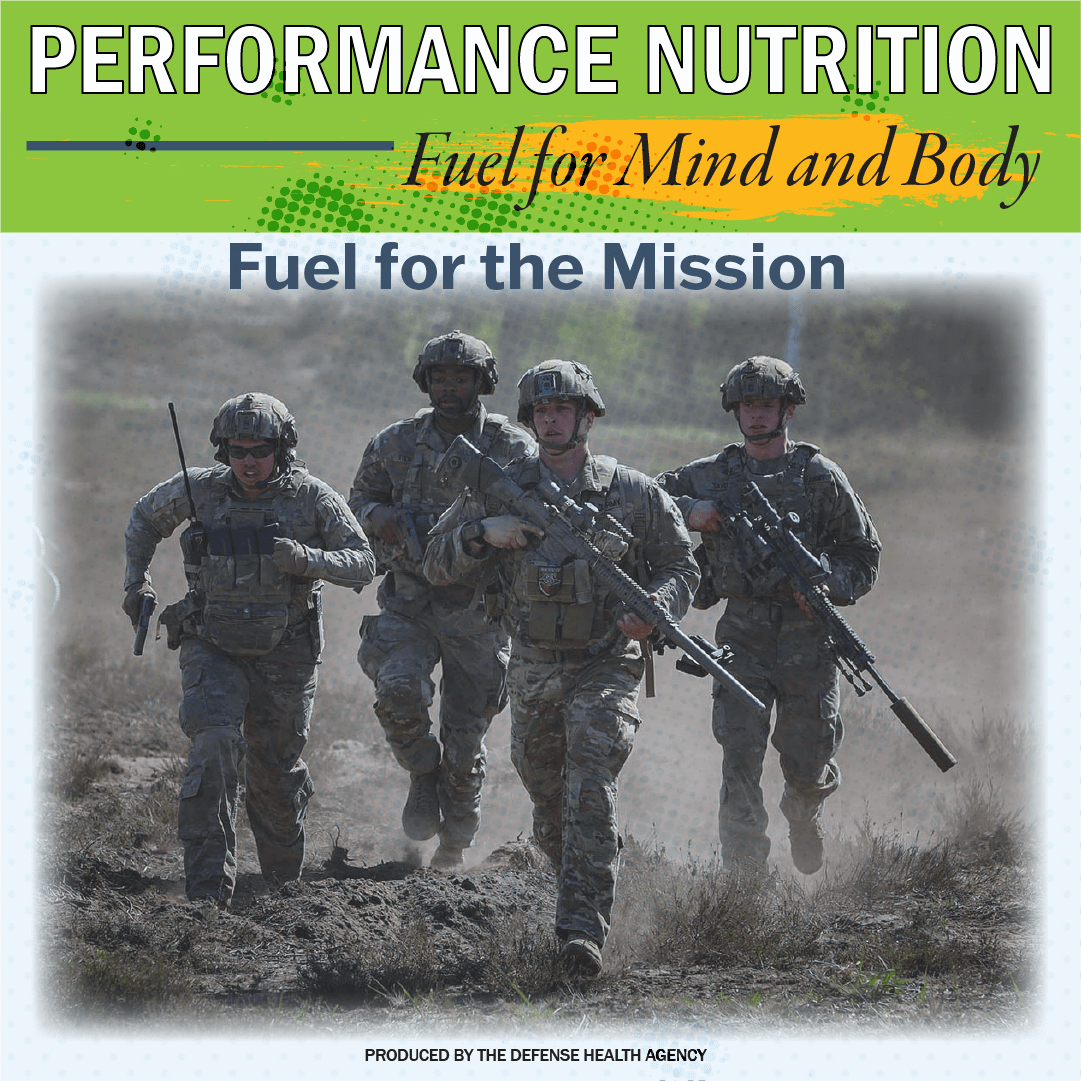 MilitaryHealth's tweet photo. Mission readiness requires a properly fueled body and mind. Eating a well-balanced diet rich in whole foods with plenty of fruits and vegetables can boost your mental and physical performance.
https://t.co/vo2rhgVKnJ
#PerformanceNutrition #FueltoFight https://t.co/bVuTtWHtY6
