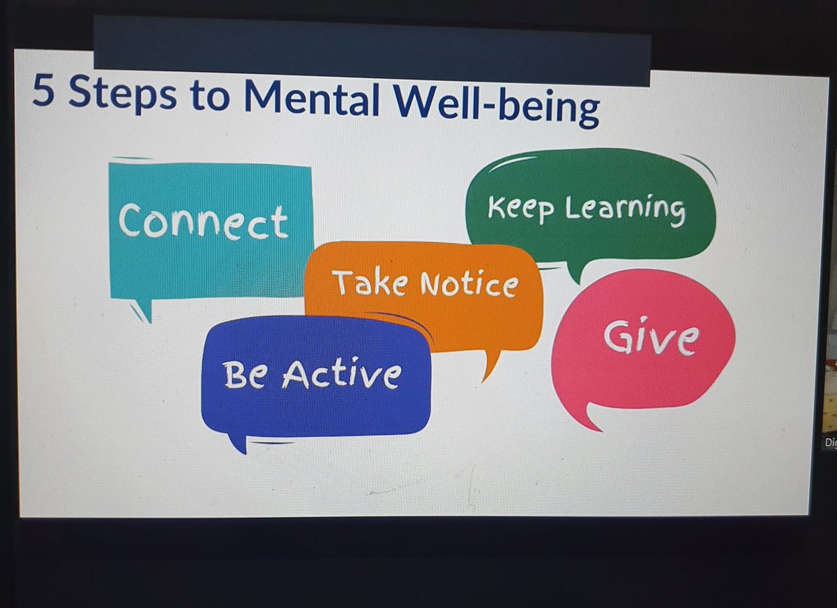 Great Digital Health and Wellbeing webinar with @DC_Wales <a href="/northwalesha/">North Wales Housing</a>. Lots of useful tips for people to use and pass on.  #MentalHealthAwareness